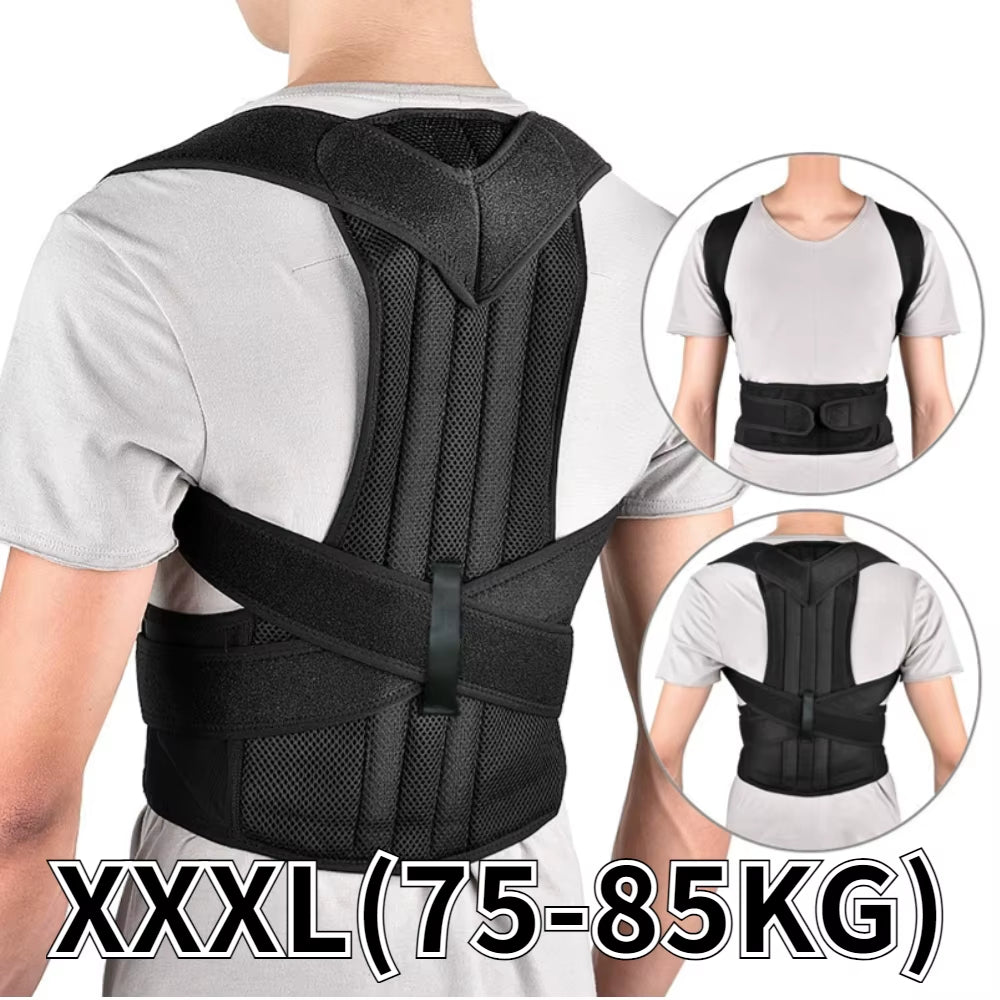 Back Posture Corrector Anti-Camel Correction Belt Sitting Posture Correction Belt Back Orthopedic Adjustable Correction Belt New
