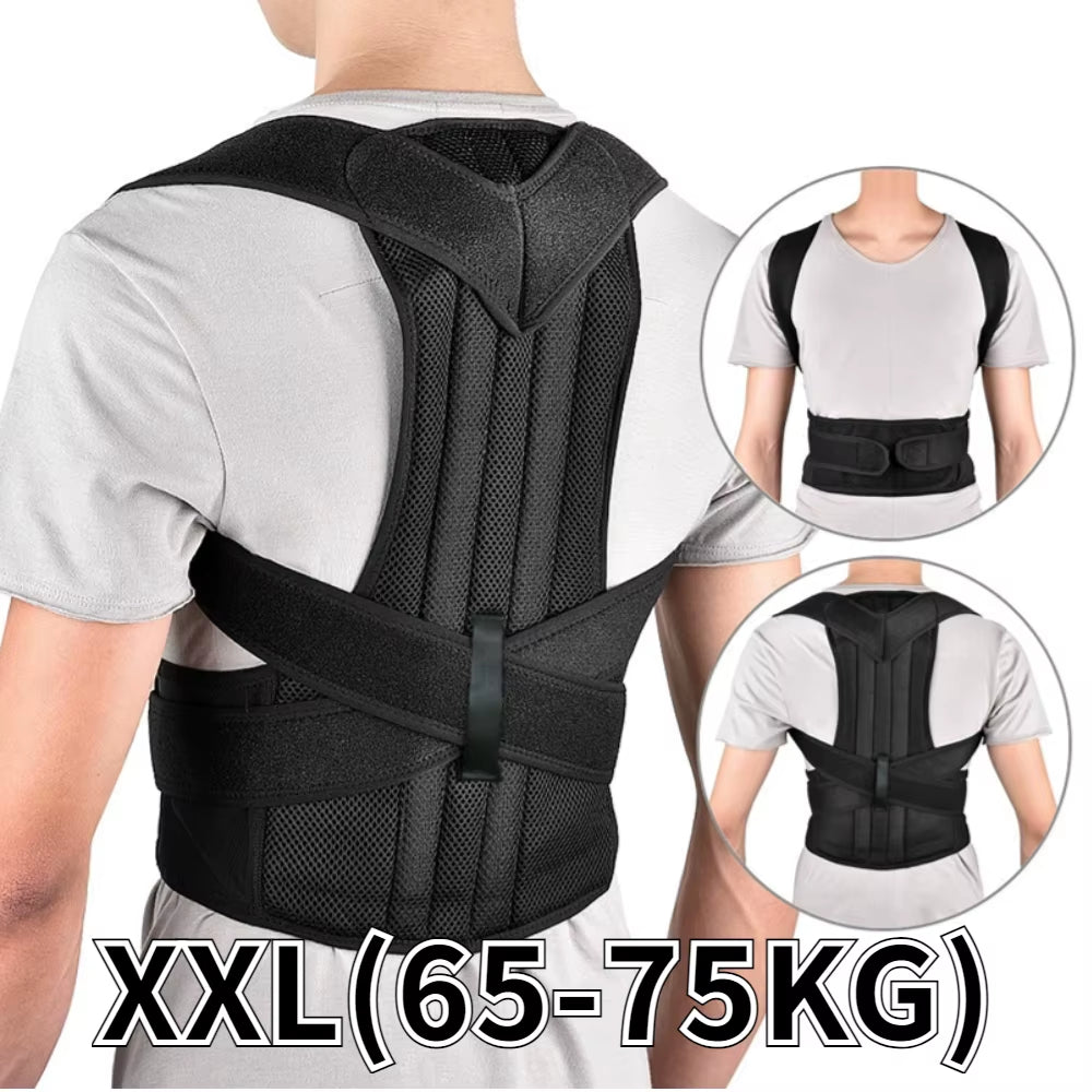 Back Posture Corrector Anti-Camel Correction Belt Sitting Posture Correction Belt Back Orthopedic Adjustable Correction Belt New