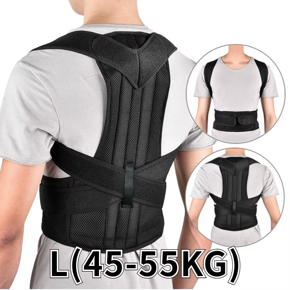 Back Posture Corrector Anti-Camel Correction Belt Sitting Posture Correction Belt Back Orthopedic Adjustable Correction Belt New